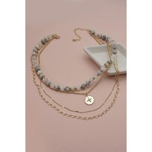 Layered Bead Boho Necklace